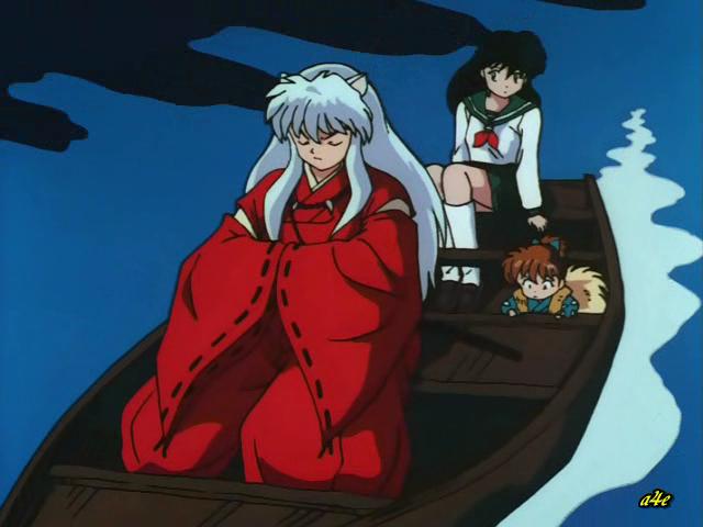 Otaku Gallery  / Anime e Manga / Inu-Yasha / Screen Shots / Episodi / 013 - L`enigma della luna nuova! Inuyasha dai capelli neri! / 232.jpg